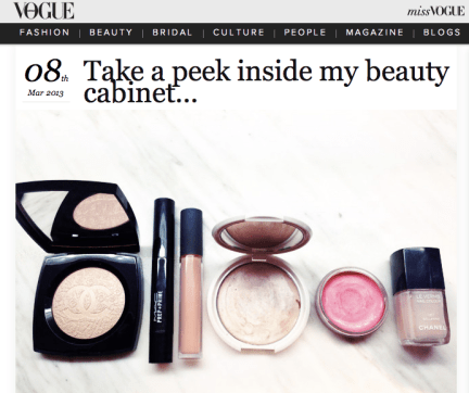 Vogue Australia Beauty Picks