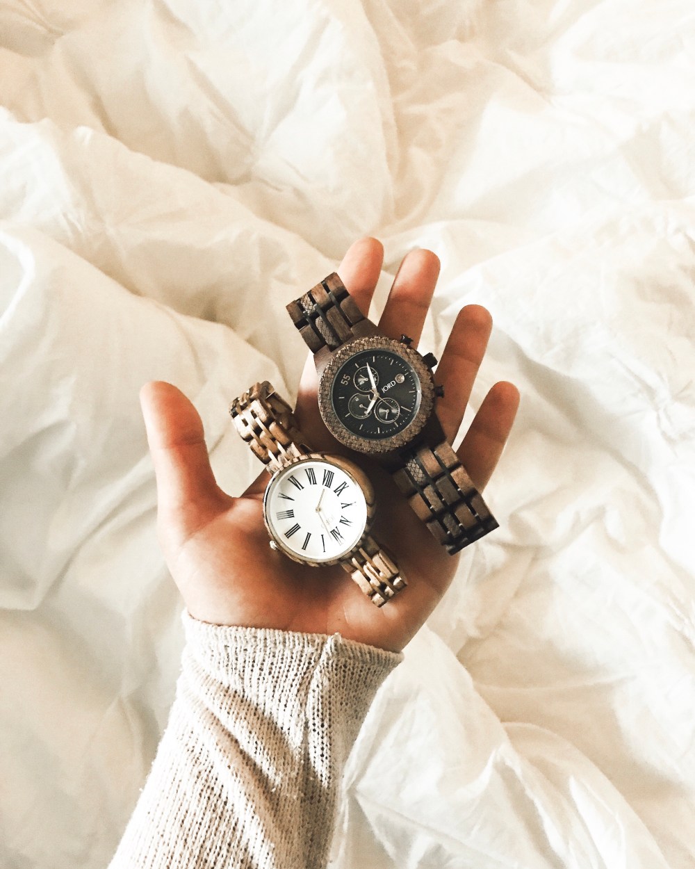His and Hers Wood Watch